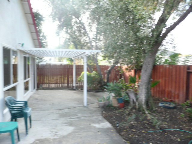 Rear Patio View